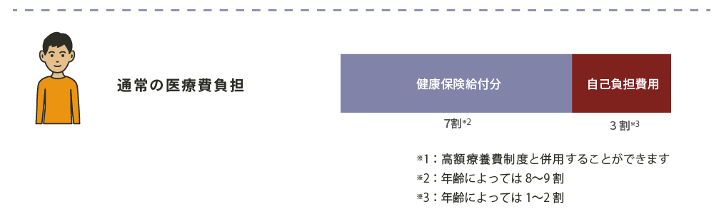 利用可能な医療費に対する支援制度